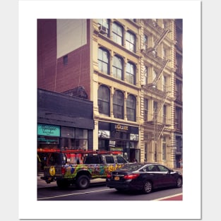 SoHo Street Buildings Manhattan New York City Posters and Art